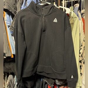 Reebok Black Quarter-Zip Sweatshirt